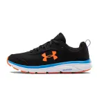 Under Armour Charged Assert 8 Fabric Cushioning Low top Marathon Running Shoes Men's Black Blue Orange