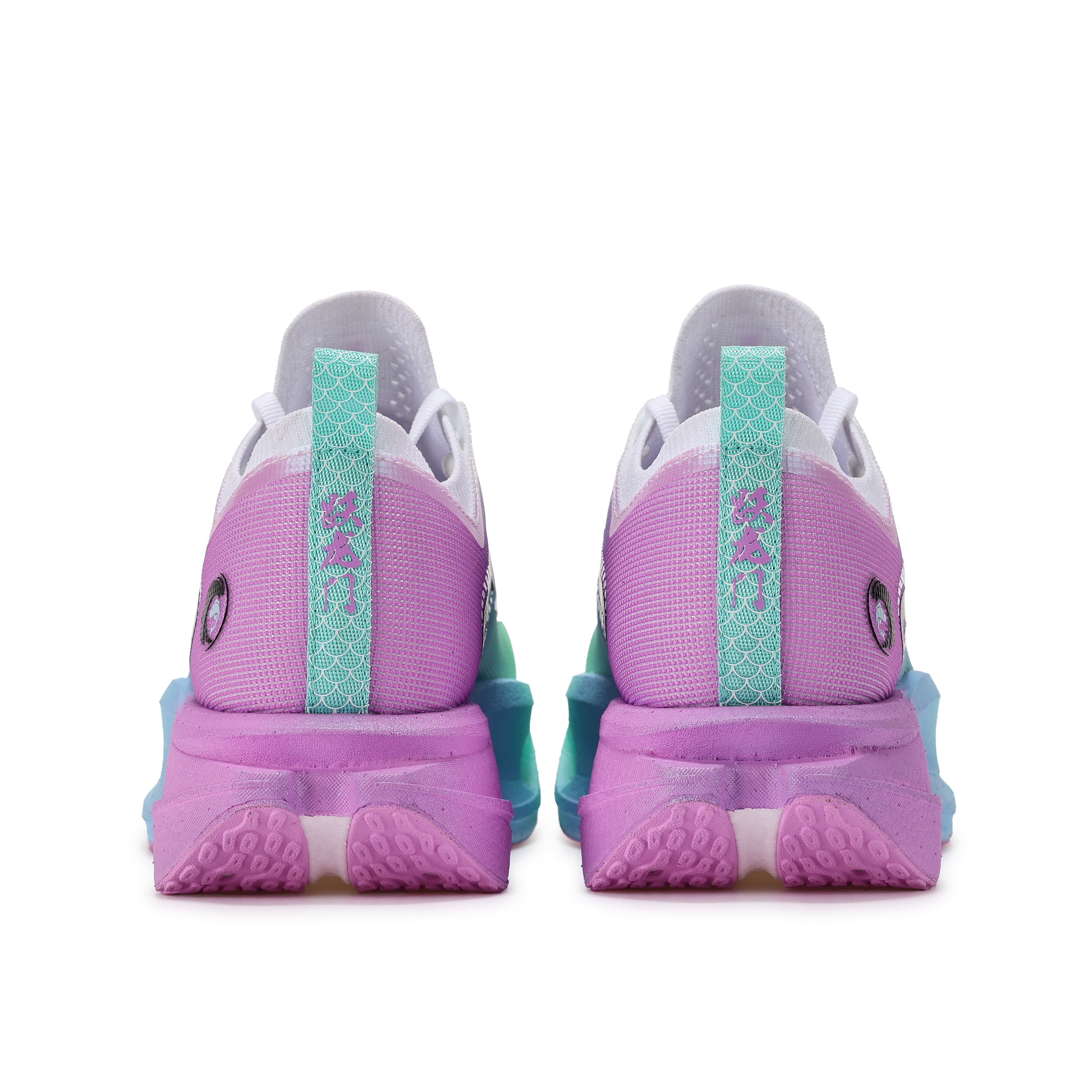 JINGYE Low top Racing Running Shoes Unisex Pink Blue Swift Wind