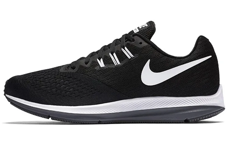 Nike Zoom Winflo 4 Sports Fabric Cushioning Slip Resistant Cushioning Slip Resistant Low top Casual Running Shoes Men's