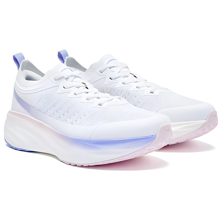 QIAODAN Q LITESPEED Cushioning Low top Running Shoes Women’s White Pink Purple