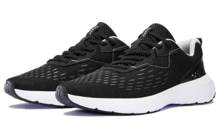 DECATHLON JF100.1 Cushioning Abrasion Resistant Breathable Low top Running Shoes Men’s Black White