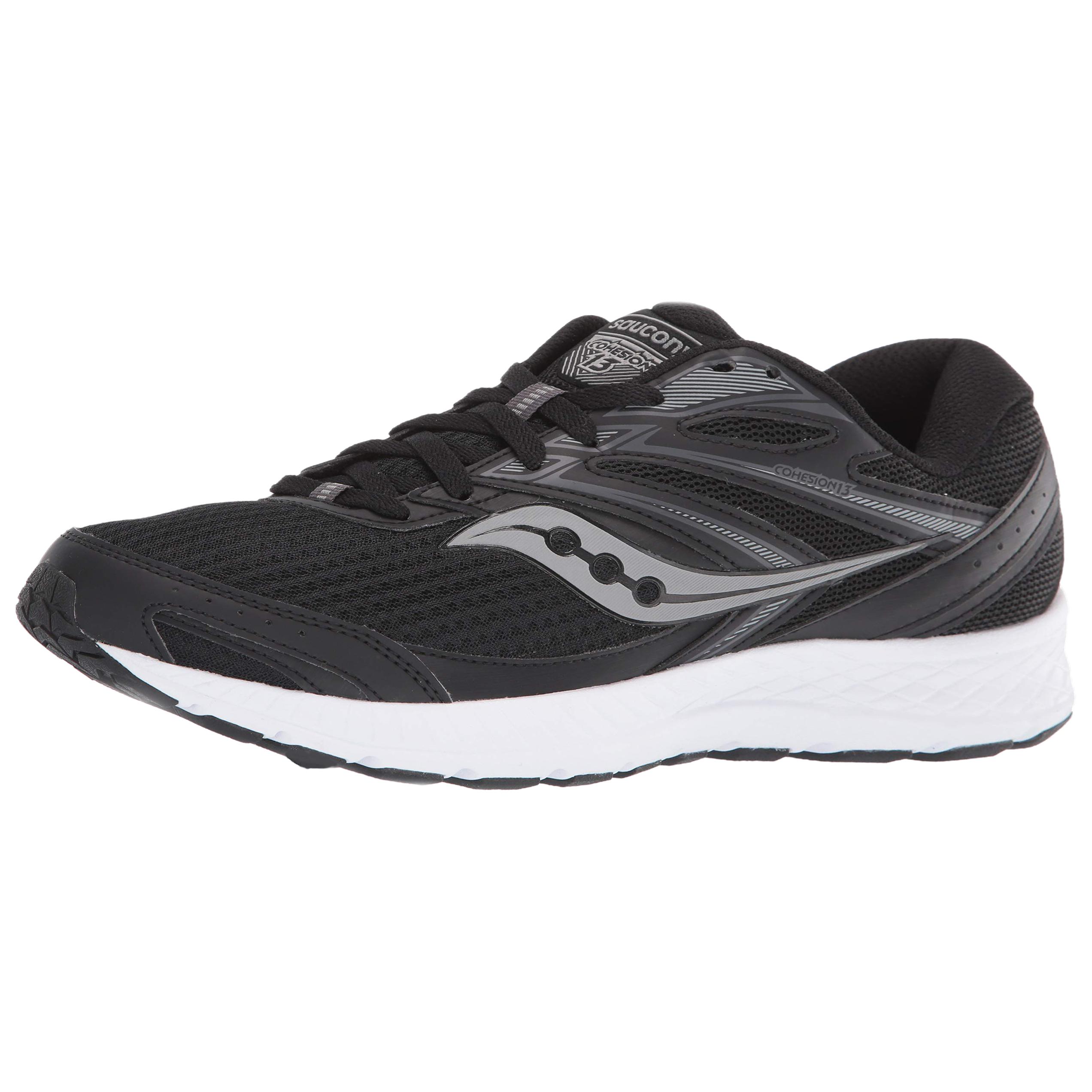 Saucony Slip Resistant Abrasion Resistant Low top Running Shoes Men’s Black