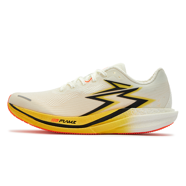 361° Blitz Speed 4 Pro Mesh Low top Casual Physical Fitness Test Physical Exam Racing Running Shoes Unisex White Yellow