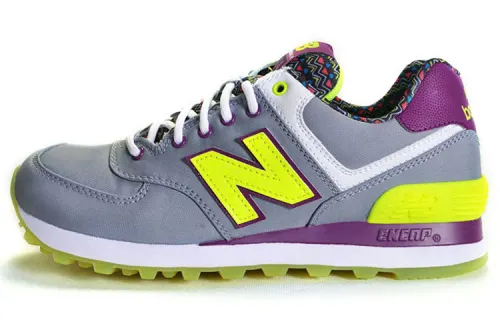 New Balance NB 574 Low top Running Shoes Women's Gray Purple