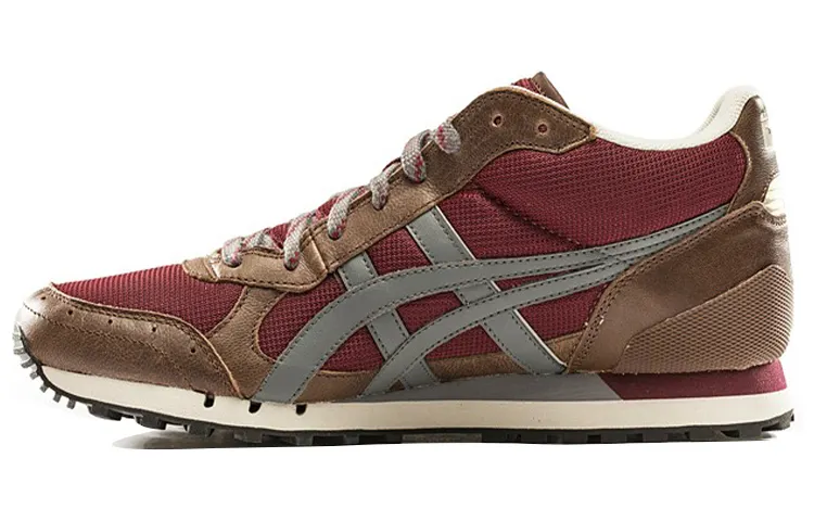 Onitsuka Tiger ColoradoColorado Eighty Five Comfortable Abrasion Resistant Low top Running Shoes Men's Red Brown