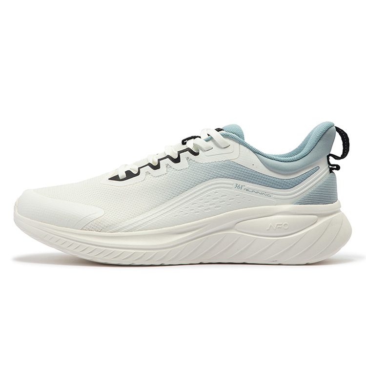 361° Slip Resistant Abrasion Resistant Low top Running Shoes Men’s White Blue