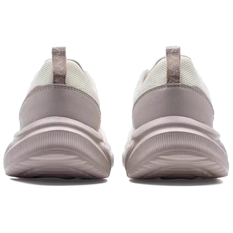 XTEP Slip Resistant, Abrasion Resistant, Breathable Low top Casual Running Shoes Women’s Sail White Silent Gray