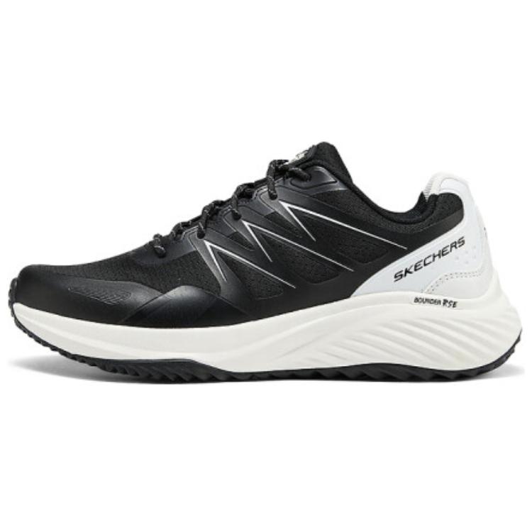 Skechers Bounder Comfortable And Breathable Low top Running Shoes Men’s Black White