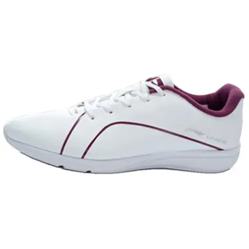 Li Ning Cushioning Slip Resistant Abrasion Resistant Breathable Low top Running Shoes Women's White