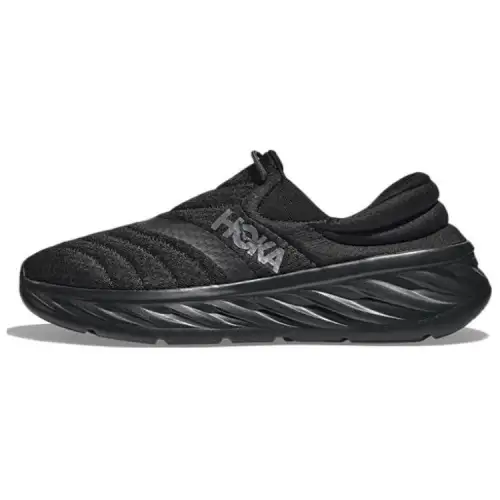 HOKA ONE ONE Ora Recovery 2 Slip Resistant, Abrasion Resistant, Breathable Low top Running Shoes Unisex Black