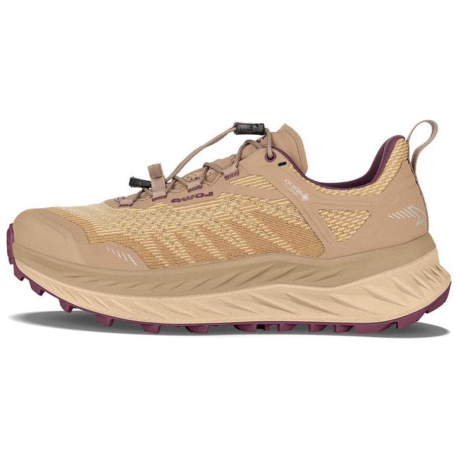Lowa Slip Resistant Abrasion Resistant Low top Long Distance Running Shoes Women’s Yellow Purple
