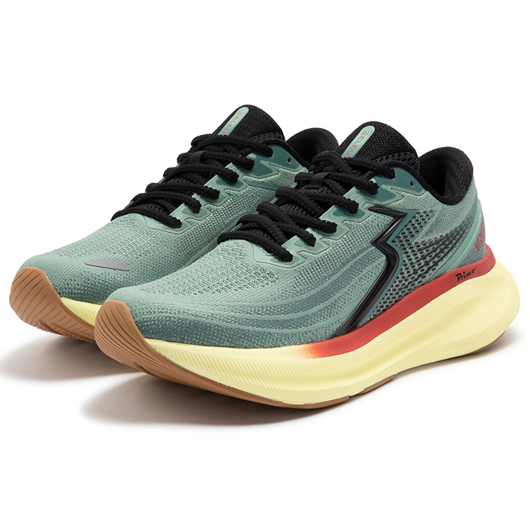 361° International Cables ELEOS Running Shoes Unisex Low Top Sequoia Green/Obsidian Black