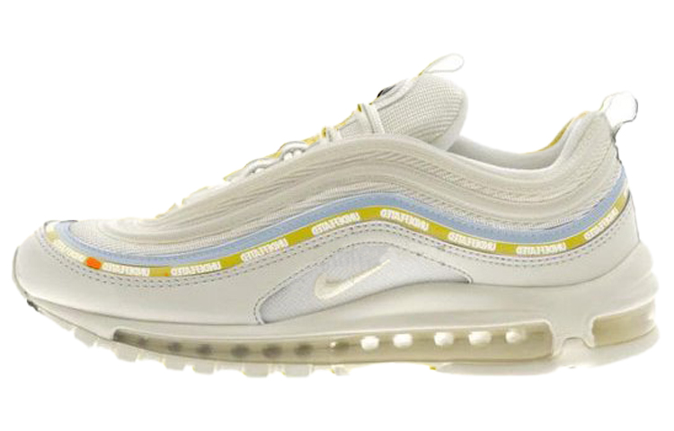 UNDEFEATED x Nike Air Max 97 Low top Casual Running Shoes Men's Beige Yellow