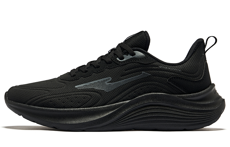 Erke Mountain Eagle Cushioning Breathable Low top Running Shoes Men’s Jet Black