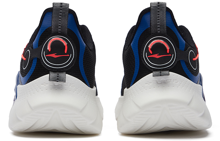 Erke Regular Low top Running Shoes Men’s Black Blue