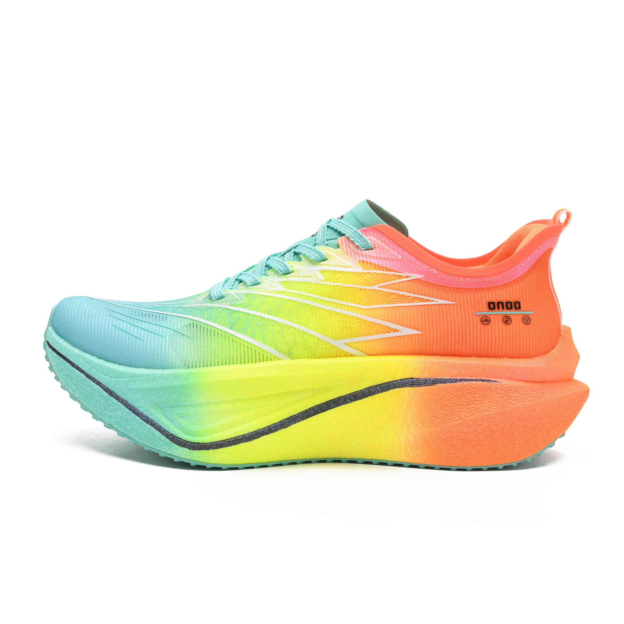ONOD Low top Running Shoes Unisex Dazzling Color Cyan
