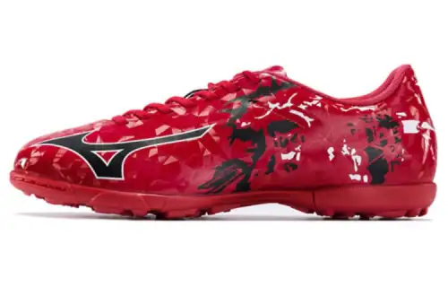 Mizuno Ryuou AG Slip Resistant, Abrasion Resistant, Lightweight Soccer Shoes Men's Red