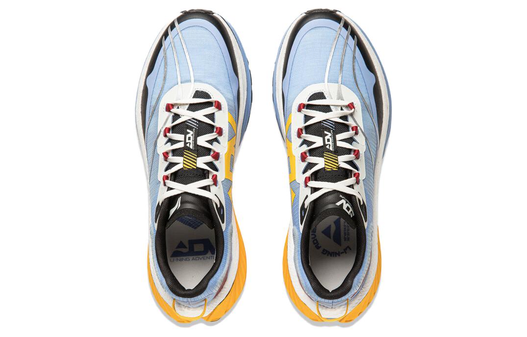 Li Ning Fabric Cushioning Slip Resistant Abrasion Resistant Breathable Support Rebound Low top Trail Running