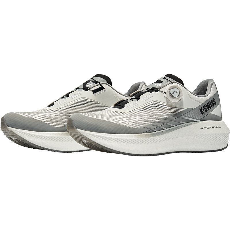 K·SWISS Fabric Low top Running Shoes Men’s Gray Black