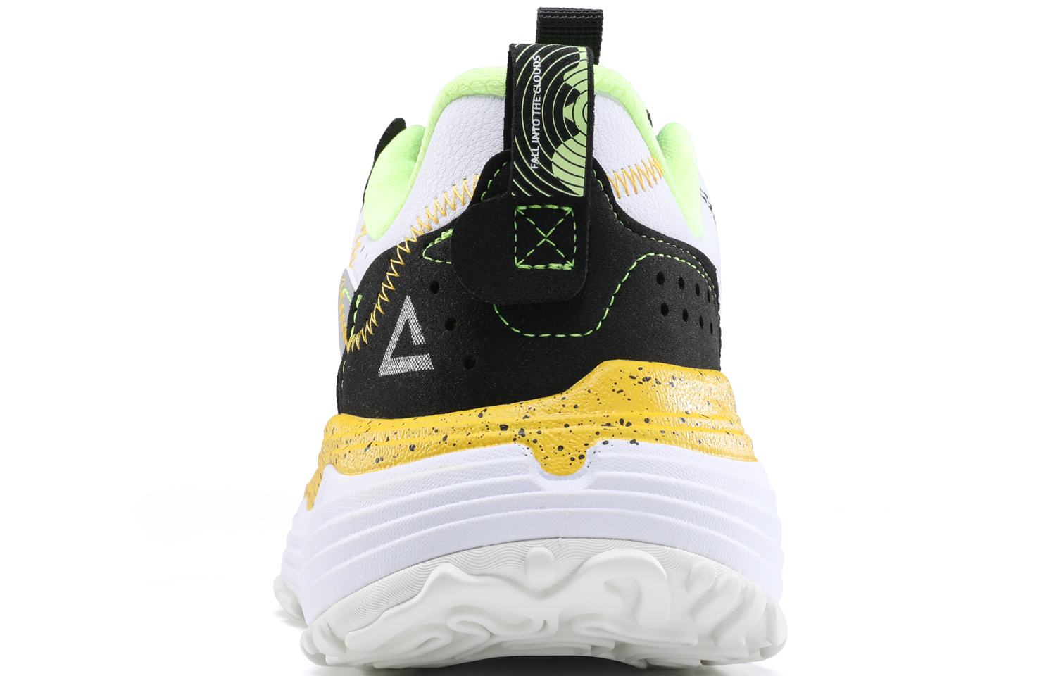 PEAK Breathable Lightweight Abrasion Resistant Coverage Slip Resistant Support Low top Running Shoes Men’s White Black