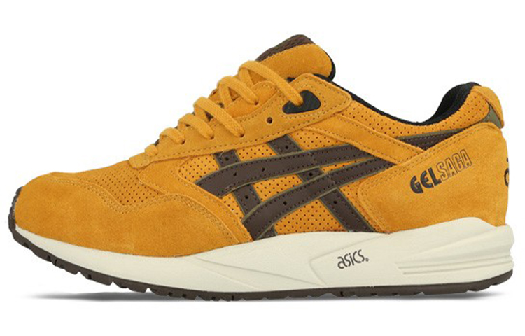 Asics Gel Saga Low top Running Shoes Men's Earth Yellow