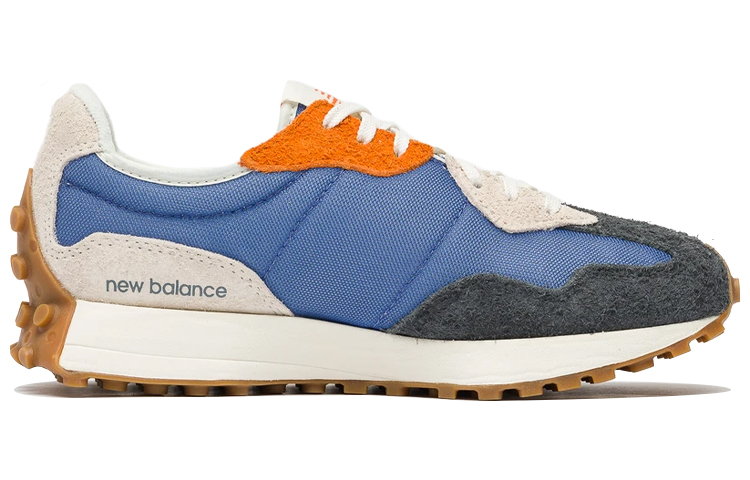 Женские кроссовки New Balance 327 (синийбелый) — фото 2