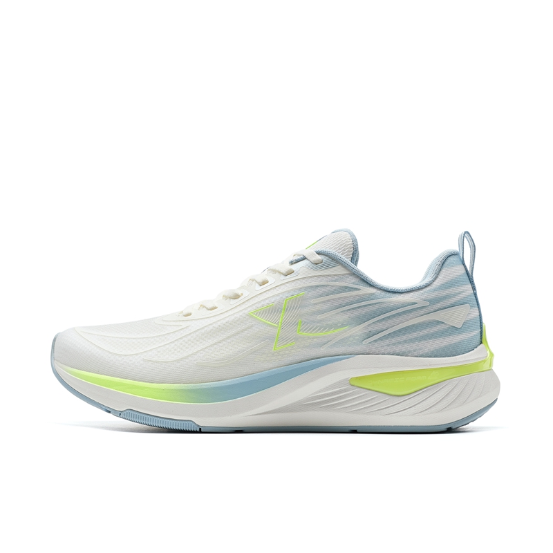 XTEP Cloud Five Abrasion Resistant, Breathable, Lightweight Low top Casual Training Running Shoes Men’s White Blue