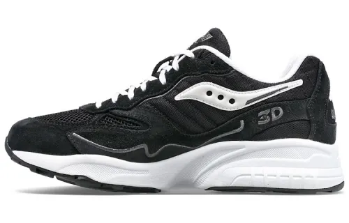saucony 3D Grid Hurricane Black White