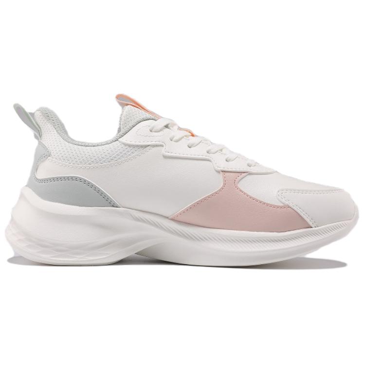 361° Cushioning Slip Resistant Abrasion Resistant Low top Casual Running Shoes Women’s White Pink