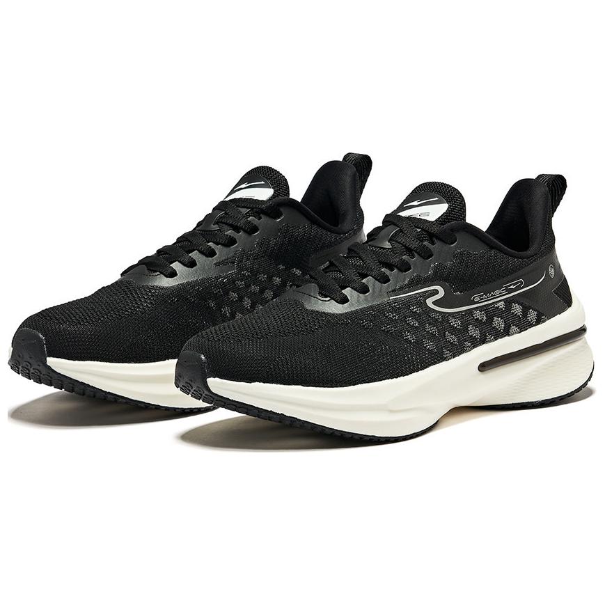 Erke Cushioning, Wear Resistant Low top Running Shoes Women’s Black White