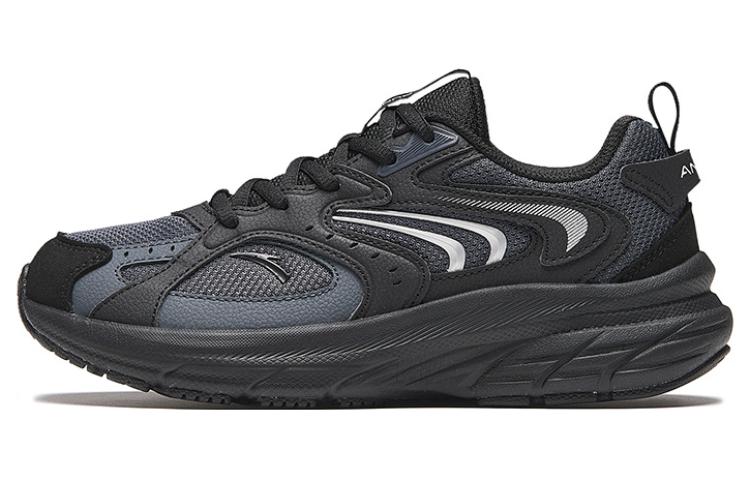 Anta AT956 Cushioning Slip Resistant Abrasion Resistant Low top Retro Running Shoes Women's Black