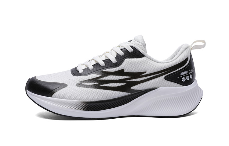 LPMX Running Shoes Men’s Low Top Beige White Black