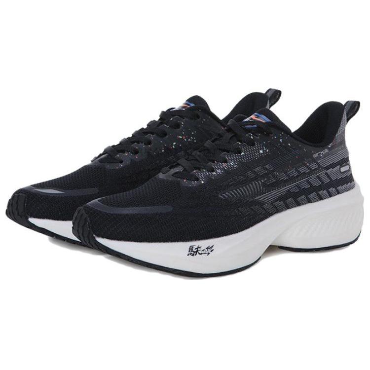 Erke Slip Resistant, Abrasion Resistant, Breathable Low top Running Shoes Men’s Black