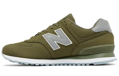 New Balance NB 574 Synthetic Low top Running Shoes Men's Olive