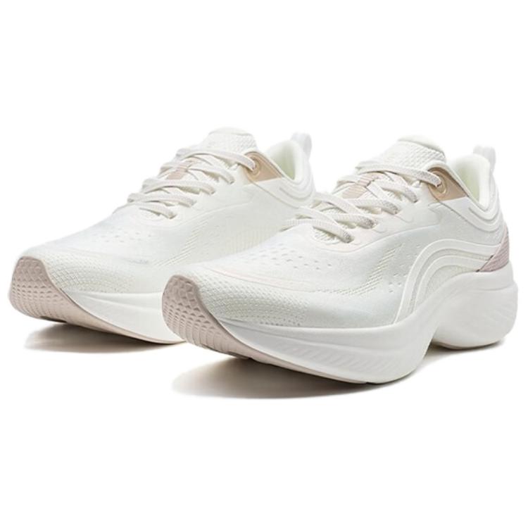 XTEP Slip Resistant Abrasion Resistant Low top Casual Running Shoes Women’s White Pink