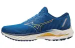 Mizuno Wave Inspire 19 Abrasion Resistant Low top Running Shoes Men's Blue