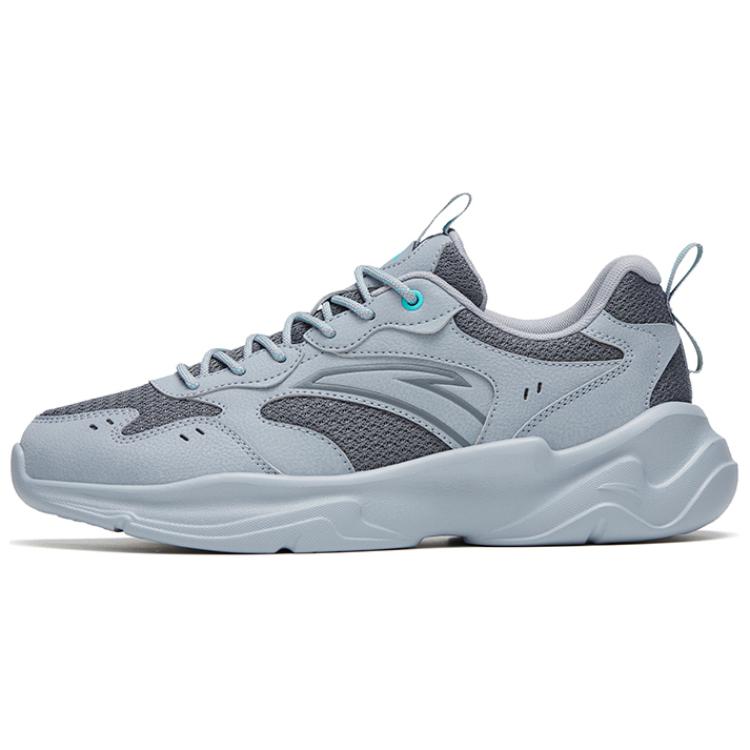 Anta Life Collection Cushioning Slip Resistant Low top Casual Shoes Men's Blue Gray