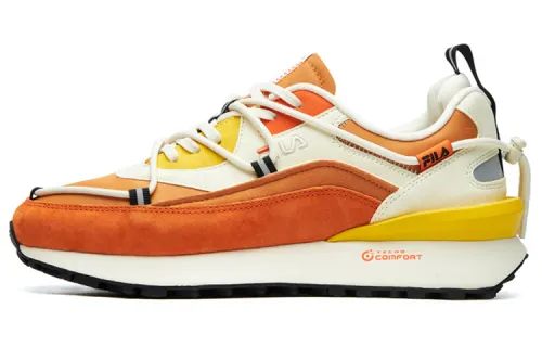 FILA FUSION Jogger DX Vintage Textile, Synthetic Leather Cushioning Abrasion Resistant Breathable Low top Running Shoes
