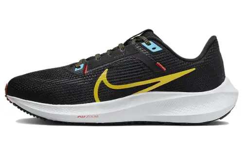 Nike Pegasus 40 Black Speed Yellow Blue Women's
