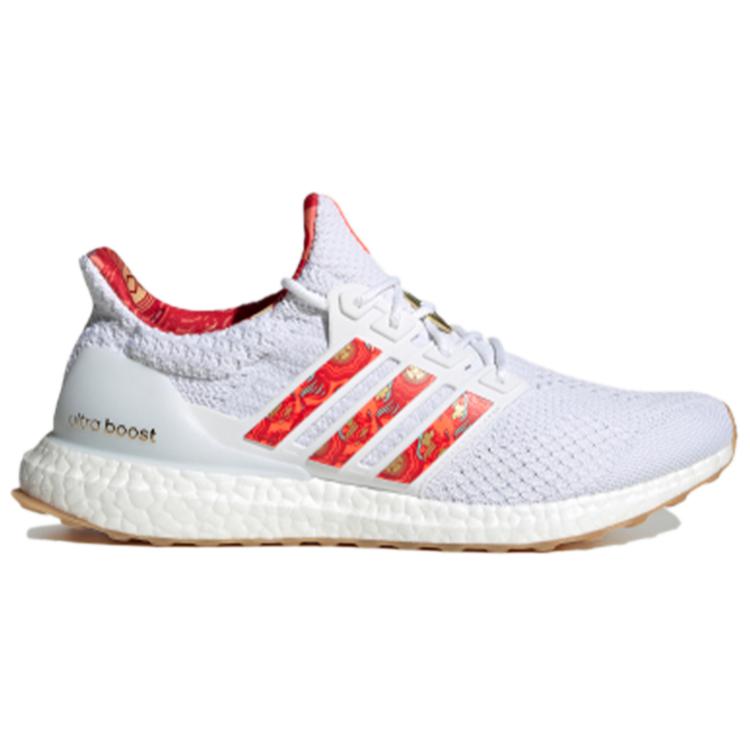 Кроссовки adidas ULT (белые с красным и золотым) — Белый / красный / золотой — фото 2