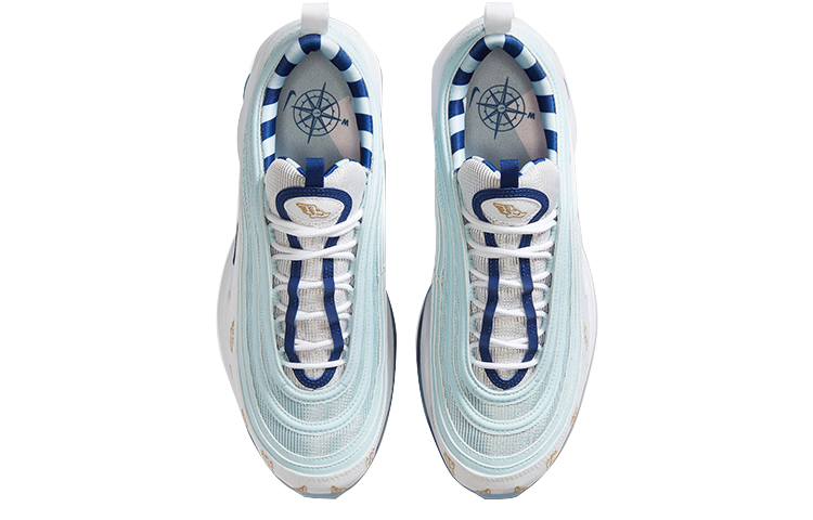 Кроссовки Nike Air Max 97 (бело-голубые) — фото 4