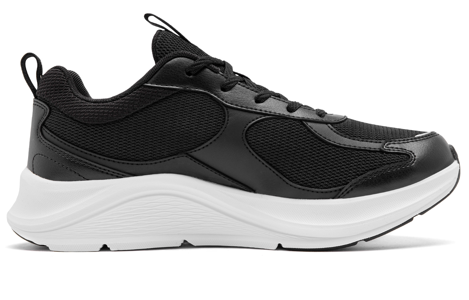 QIAODAN Synthetic Leather, Textile Height Increasing Abrasion Resistant Lightweight Breathable Slip Resistant Low top