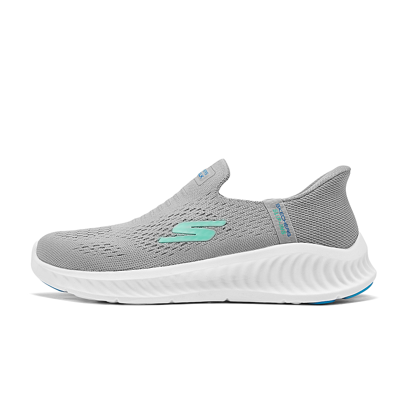 Skechers Women’s GO WALK Fabric Breathable And Lightweight Low top Casual Shoes Women’s Gray