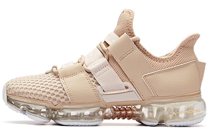 ANTA SEEED Running Shoes Women's Low Top Baby Pink/Anta White