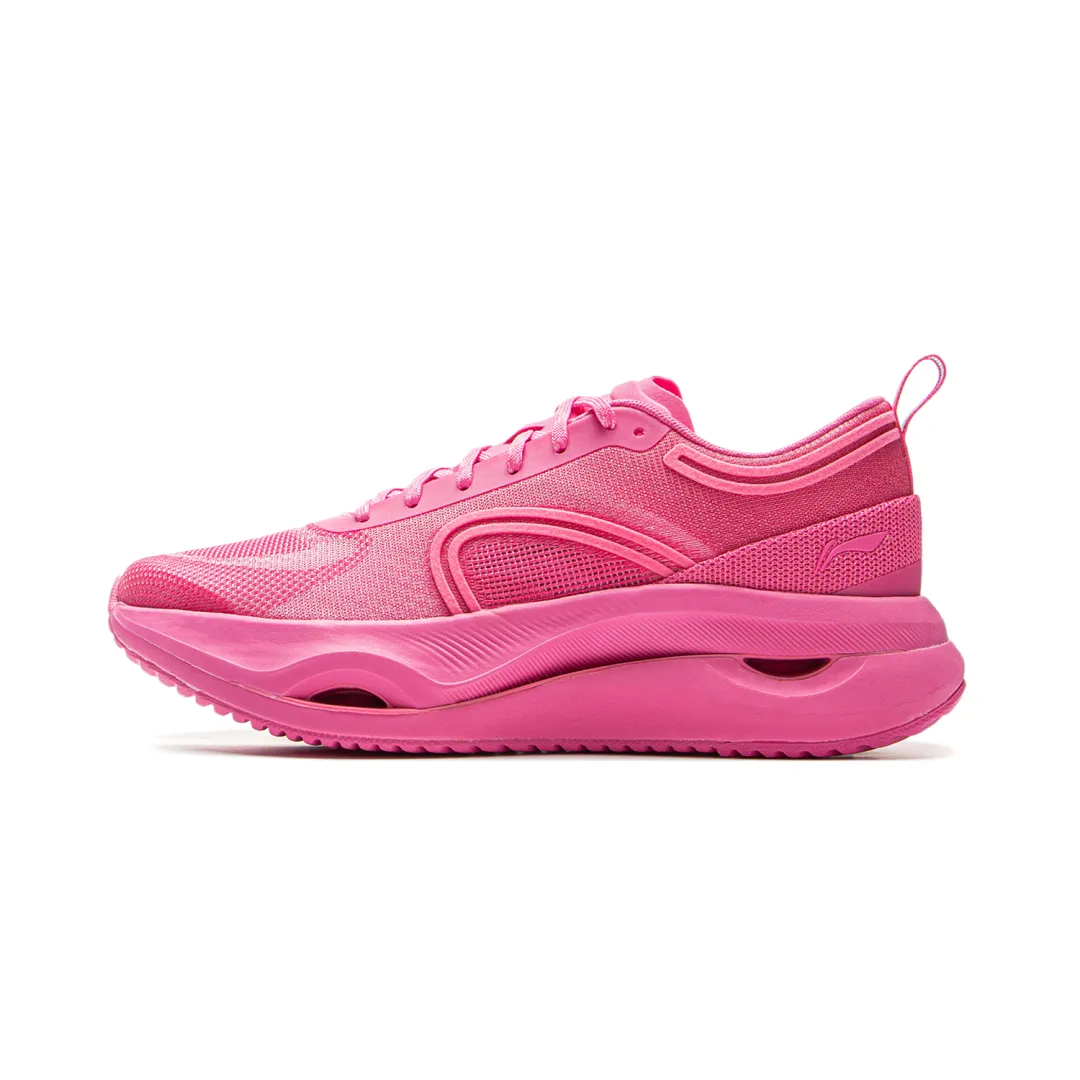 Li Ning Cushioning Lightweight Low top Training Running Shoes Women's Pink