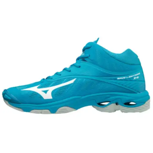 Mizuno Wave Lightning Z4 Anti-Slip And Wear-Resistant Breathable Mid-Top Running Shoes Unisex Blue
