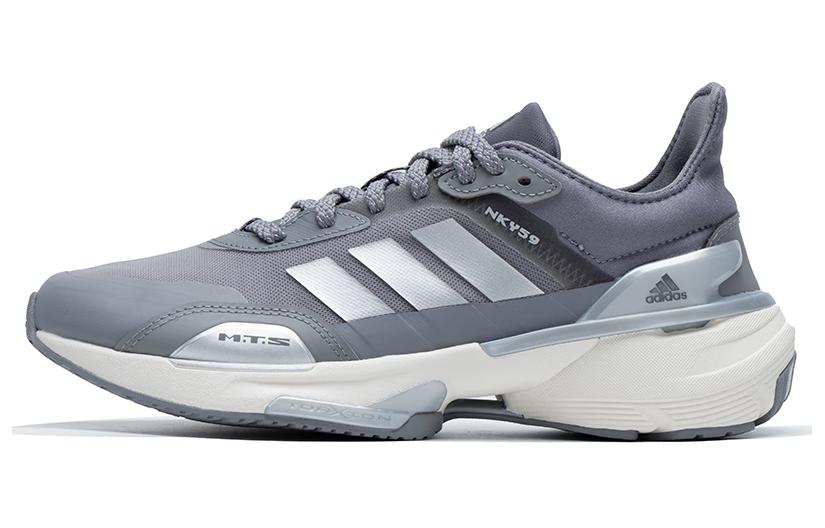 Adidas MTS Cushioning Slip Resistant Abrasion Resistant Low top Running Shoes Unisex Gray Silver