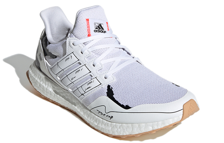 Кроссовки adidas ULT U (бело-черные) — Белый / чёрный — фото 3