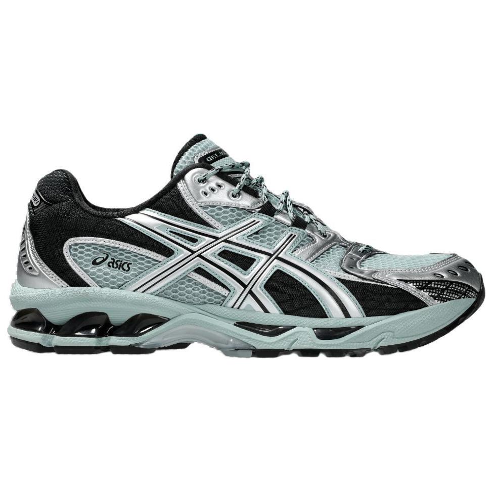 ASICS GEL Nimbus 10.1 Cushioning, Wear Resistant Low top Casual Running Shoes Unisex Cyan Black