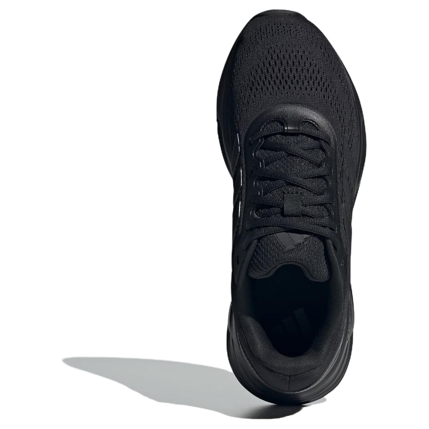 Adidas Galaxy PU, Textile, Synthetic Leather Abrasion Resistant Low top Running Shoes Unisex Black